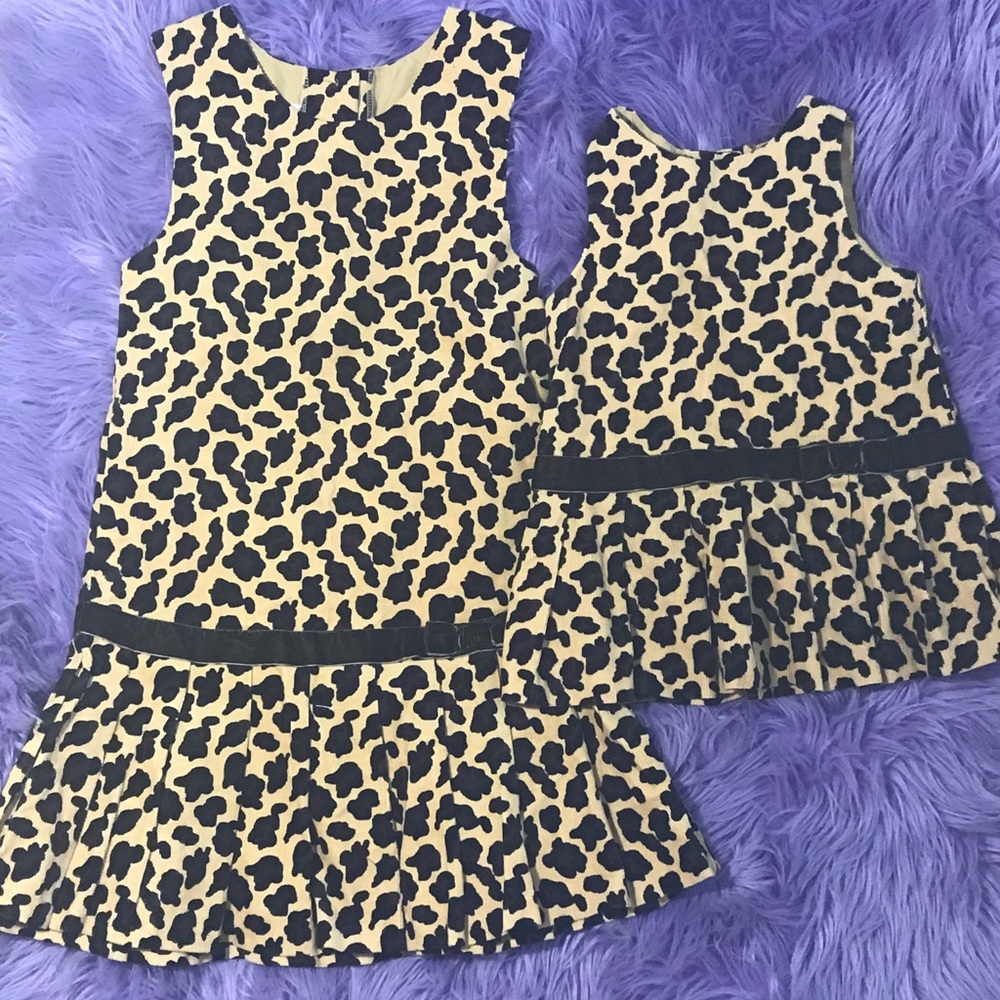 Matching drop waist dress